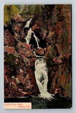Hemet CA-California, North Fork Falls, Antique, Vintage Souvenir Postcard picture