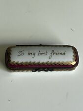 Limoges Trinket Box - To My Best Friend picture