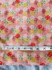Vintage Cheaters  Quilt Cotton Fabric Holly Hobby 1.5 Yards Pink Cute Sweet picture