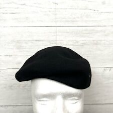 Bernard Navy Officers Black 100% Wool Beret Size 22 1/2 Made in USA picture