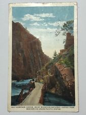 Postcard Union Pacific System Pictorial Postcard Thompson Canyon Rocky Mountains picture