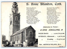 c1905 S. Anne Shandon Cork Ireland Unposted Antique Advertisement Postcard picture