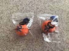 Lot of 2 Vintage Union 76 Antenna Ball, Orange with Blue Fuel Nozzle picture