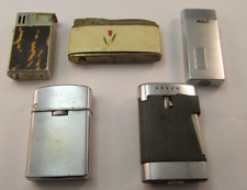 Lot of 5 Vintage Lighters Scripto Flamex Fleetwood Ronson Comet ALPCO Sarome picture