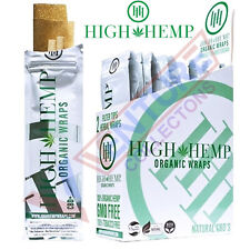High H. 50 Organic Wrap Rolling Paper Vegan Original Full Box 25 Pouch of 2 ct picture