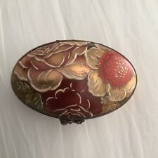 LIMOGES Rochard Rehausse Main Trinket Oval Box picture