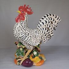 Fitz & Floyd Gardening Gourmet Rooster Figurine 15