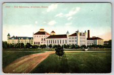c1910s State Reformatory Hutchinson Kansas Goat Antique Vintage Postcard picture