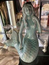 Extremely RARE Ceramic Coastal Beach Mermaid Sculpture SOLD OUT HTF picture