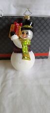 Christopher Radko 1016552 Look What I Got Snowman Ornament picture