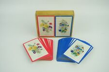 Vintage Playing Cards Guild Bouquet d'Or Dual-Deck Playing Card Set VG picture