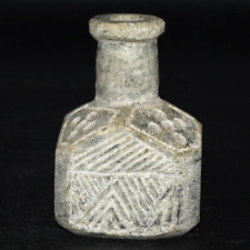 Ancient Bactrian Bactria Stone Cosmetic Bottle Pot Circa 2800-2300 BC picture