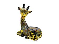 Talavera Giraffe Planter Animal Pot Mexican Pottery Folk Art Home Decor 14.5