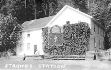 Strongs Station Humboldt County California CA Reprint Postcard picture