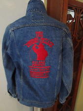 VINTAGE LEE DENIM JACKET THE COWBOY PALACE SALOON  CHATSWORTH CA +2004 MOVIE TKT picture