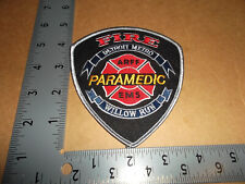 Detroit Metro Willow Run Fire EMS Paramedic ARFF Patch~Michigan~MI~New~Police~ picture