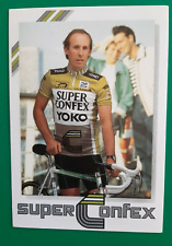 1988 LUDO PEETERS Team SUPER CONFEX CYCLING CARD picture