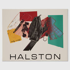 Andy Warhol Rare Original 1982 Halston Men's Wear Poster picture