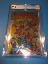 Marvel Super-Heroes Secret Wars #1 Facsimile Reprint Foil Variant CGC 9.8 NM/M picture