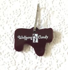 Vintage Keychain WOLFGANG CANDY Horse Fob, Zipper Pull, Charm, Key Ring YORK, PA picture