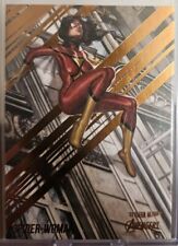 2022 UD Fleer Marvel Ultra Avengers ORANGE FOIL #D/549 SPIDER-WOMAN #70 picture