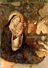 Chiara Fresco, Madonna Child & Nativity Scene, St. Clare Basilica, Assisi, Italy picture