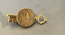 Vintage Gold-Filled Achievement in Arts Scholastic Awards Key Pin 1/10 10K  picture