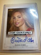 2014 Leaf Pop Century Signatures Olivia d’Abo Autograph Card Wonder Years picture