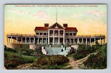 Cape Elizabeth ME-Maine, Cape Casino From The Shore Front, Vintage Postcard picture