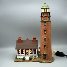 Vintage O'Well Porcelain Lighthouse Illuminated Village 2000 Limited Edition B15 picture