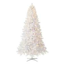 7 FT PRE-LIT WHITE CHRISTMAS TREE / 1066 TIPS & 400 LED LIGHTS / NEW in BOX picture