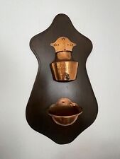 French Copper Lavabo Mounted On Decorative Solid Wood picture