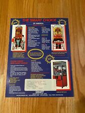 Smart Industries Clean Sweep/Shoot To Win II Arcade Game Flyer, NOS picture