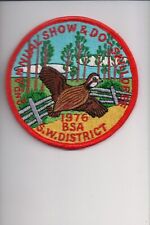 1976 Southwest District 2nd Annual Show & Do Skilloree patch picture