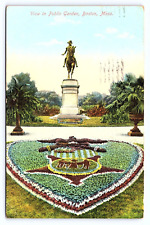 Vintage Postcard Massachusetts, View in Public Garden, Boston, MA. c1909 picture