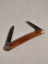 Vintage Hen And Rooster Gutmann Stag Half Congress Knife Germany READ picture