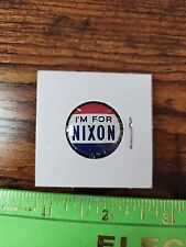 I'm for Nixon political metal button, vintage, 1960 picture