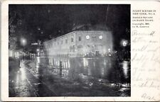Herald Square on Rainy Night, New York City NYC - Vintage udb Postcard 1905 picture