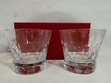 Baccarat Biba 2013 Pair Tumbler Crystal Glass 9.5x8.5cm with Box picture