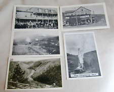 5- RPPC Cross Fork, PA., B & O RR, Shopmen's Well Postcards by Clark & Stout picture