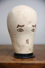 Vintage Mannequin Head Bust Store Counter Hat Display Stand antique picture
