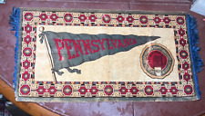HTF Rare 1910s University Pennsylvania Felt Banner Fatima Cigarettes Premium NR picture