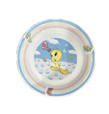 Vtg  Gibson Looney Tunes Tweety Bird Plate Ceramic picture