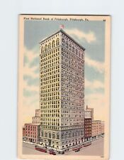 Postcard First National Bank Pittsburg Pennsylvania USA picture