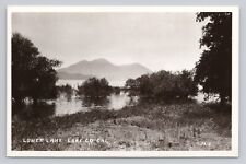Lower Lake in Lake County California Real Photo RPPC Clear Lake picture