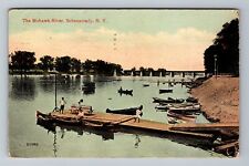 Schenectady NY-New York, The Mohawk River, Vintage Postcard picture
