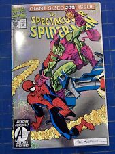 The Spectacular Spider-Man Giant Sized 200 Issue Silver Foil 93 Marvel Comic VF picture