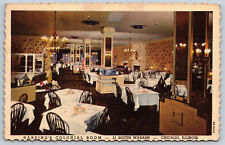 Postcard Harding's Colonial Room Restaurant Interior Chicago, IL H15 picture