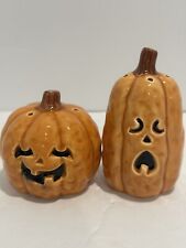 Enesco Halloween Jack O Lantern Salt And Pepper Shakers picture