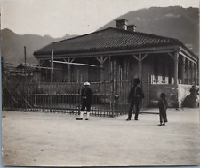 Hong Kong, on the Dock, Vintage Print, ca.1900 Vintage Print EP Print picture